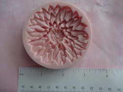 Dahlia Flower, fondant, wax, food, cake Silicone Mold By Oh! Sweet Art FDA Approved for Food N3