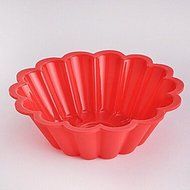 Sher Flower Shape Cake Ice Jelly Chocolate Molds,Silicone 24&iexcl;&Aacute;7.5&iexcl;&Aacute;1.8 CM(9.5&iexcl;&Aacute;3.0&iexcl;&Aacute;0.8 INCH)
