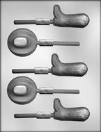 CK Products 2-1/2-Inch Boots and 2-1/4-Inch Hats Chocolate Mold