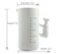 Tea Storage Bulk Candy Jars, Ceramic Reindeer Kitchen Canister Decor N43