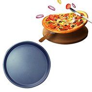 Gabkey Non-Stick 10 inch Dish Stainless Steel Pizza Pan Bakeware Kitchen Helper for Home Usage N13