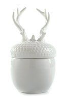Tea Storage Bulk Candy Jars, Ceramic Reindeer Kitchen Canister Decor N44