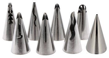 Gooday 8 Pcs/set Korean Icing Piping Nozzles Tips Cake Decorating Sugarcraft Pastry Tool DIY N3