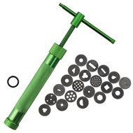 Stainless Steel Sugar Paste Extruder Craft Gun Tips Craft Fondant Cake Sculpture Polymer Clay Tools Random Color N5