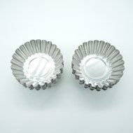 Blacklip 20PCS Egg Tart Aluminum Cupcake Cake Cookie Mold Mini Pie Tin (Aluminum) N5