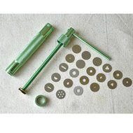 Stainless Steel Sugar Paste Extruder Craft Gun Tips Craft Fondant Cake Sculpture Polymer Clay Tools Random Color N6