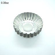 Blacklip 20PCS Egg Tart Aluminum Cupcake Cake Cookie Mold Mini Pie Tin (Aluminum) N7