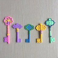 Y&amp;XL&amp;H Ou Shigu Metal Key DIY Baking Cups Fondant Cake Chocolate Silicone Mold, Decoration Tools Bakeware N3
