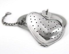Lana's The Little House Tea Infuser - Heart - With Drip Tray N2