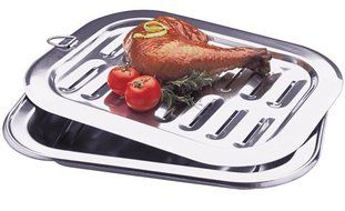 Progressive International Petite Stainless Steel Broiler Pan