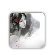 Generic Cup Coaster Made By Mdf Printed Asian Chinese Ink Painting Individuality N9