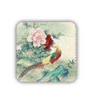Generic Cup Coaster Made By Mdf Printed Asian Chinese Ink Painting Individuality N10