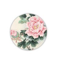 Generic Cup Coaster Made By Mdf Printed Asian Chinese Ink Painting Individuality N12