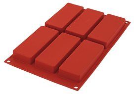 Silikomart SF128/C Silicone Classic Collection Mold Shapes, Shallow Brick, Extra Large N2