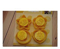 Anyana 4pcs set Thomas Train Plastic Cookie Cutter Cake Mould Tool Kitchen Tool Sugar Paste Baking Mould Cookie...