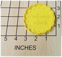 Grandma's Cookies Shaped Fondant Cookie Cutter and Stamp #1154 N2