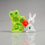 Y&amp;XL&amp;H Easter Bunny Tulip Silicone Mould Fondant Cake Decorating Tools for Chocolate Cupcake Candy Polymer Clay... N2