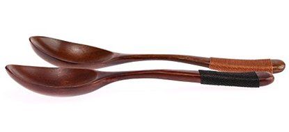 BanWood All Wood Health Spoon 10pcs/lot for One Color (Brown thread) N2