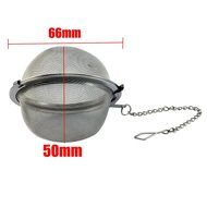 UCEC Practical Stainless Steel Spoon Sphere Spice Strainer Squeeze Filter Tea Ball Mesh Infuser (6.6cm)