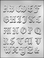 CK Products 1-3/8-Inch Alphabet Chocolate Mold