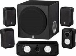 Yamaha NS-SP1800BL 5.1-Channel Home Theater Speaker System with Advanced YST