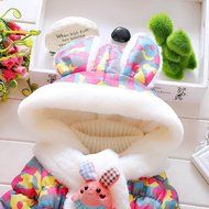 Baby Infant Girls Clothes,Laimeng Fur Winter Warm Hooded Coat Cloak Jacket Thick Warm Clothes (S, Green) N13