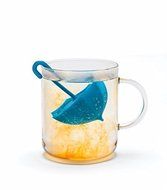 Umbrella Herbal Leaf Tea Infuser - Blue N3