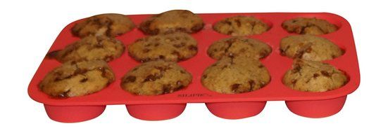 SiliPro Silicone Muffin Pan, 12 Cups N4