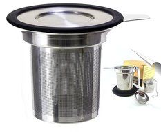 US Shopee LLP - Stainless Steel Tea Infuser Set of 2 with Tea Scoop and Lid N4