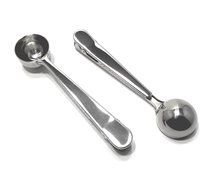 Stainless Steel Durable Bag Grip Clip &amp; Coffee Spoon / Tea Scooper Food Storage - 2 Pack N3