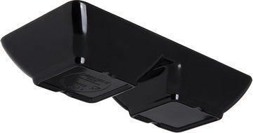 Carlisle 086203 Melamine Double Square Ramekin, 4-oz. Capacity, 5-3/4 x 2-3/4 x 1", Black (Case of 24) N4