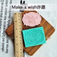 Anyana Silicone Fondant Mould Cake Decorating Tool Chocolate Sugar Craft Make a wish