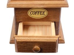 Manual Cast Iron Coffee Bean Grinder with Drawer N11