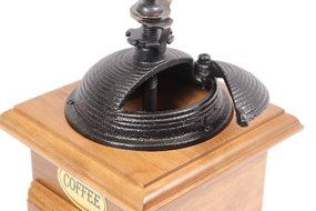 Manual Cast Iron Coffee Bean Grinder with Drawer N12