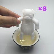 QOCOO Pack of 5 Loose Leaf Tea Infuser Strainers for Herbal Weight Loss Tea and Mulling Spices Made from Food-Grade... N4