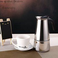 9 Cup 450ml Stainless Steel Moka Espresso Latte Percolator Stove Top Coffee Maker Pot N3