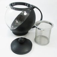 1 Pc Glass Tea Kettle Pot Thermo Teapot Filter Brewer Steep Infuser Coffee 25 Oz N2
