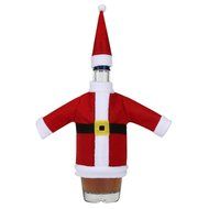 Santa Christmas Bottle Sets,Morecome Red Wine Cover with Christmas Hat and Clothes