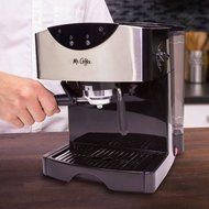 Pump Espresso Machine by Mr. Coffee, ECMP50, Silver N6
