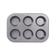 Anself 6 Cups Muffin Baking Cupcake Pan Set NonStick Mould Mold for Dishwasher Safe