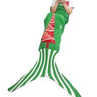 PHOTNO Mermaid Tail Blanket Handmade Crochet Adult Bed Wrap Sleeping Bag Sleeping Blanket N5