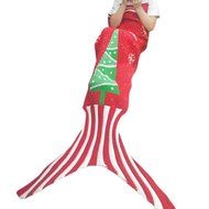 PHOTNO Mermaid Tail Blanket Handmade Crochet Adult Bed Wrap Sleeping Bag Sleeping Blanket N6