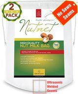Best Nut Milk Bag-Fine Cheesecloth-Nylon Strainer-Filter Bags-Reusable Almond Milk Bag-Food Strainers N7