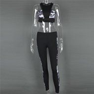 PHOTNO Women Yoga Set Running Bra + Pants Gym Fitness Clothes Tights Sport Wear N5