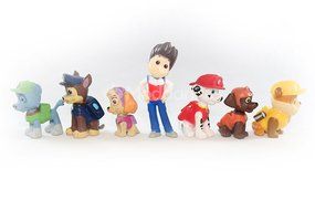 Moddan PAW Patrol Deluxe Mini Figure Toy Cake Topper - Set of 12 Pieces N5