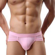 Underswear Laimeng,Trunks Sexy Underwear Men Men's Boxer Briefs Shorts Bulge Pouch soft Underpants (L, Blue) N7