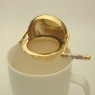 MINTON Rotation Tea Strainer Gold plating HH050G from Japan N3