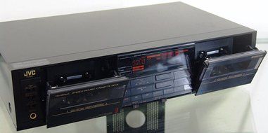 Vintage JVC TD-W660J Recordable Stereo Double Cassette Tape Deck Complete with Remote and Audio Video Cables -... N6