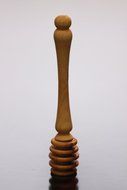 Aelia Olive Wood Honey Dipper Handcrafted in Jerusalem N2