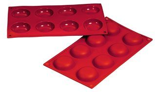 Fat Daddio's Silicone Bakeware Krapfen/Donut, 1.35 Ounce